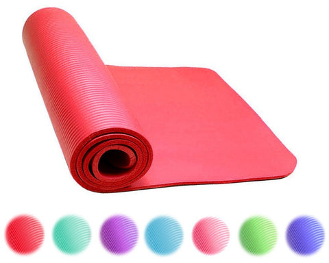  WELLDAY Yoga Mat Rainbow Striped Non Slip Fitness Exercise Mat  Extra Thick Yoga Mats for home workout, Pilates, Yoga and Floor Workouts 71  x 26 Inches : Sports & Outdoors